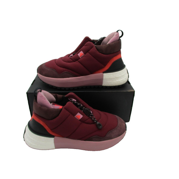 Adidas Shoes Womens Size 9.5 Burgundy Puffer Boost Bungee Continental ID1940 1F7 - Picture 2 of 14